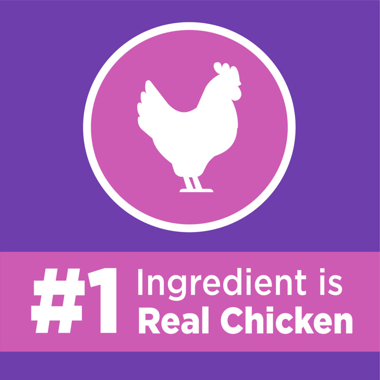 #1 ingredient is real chicken