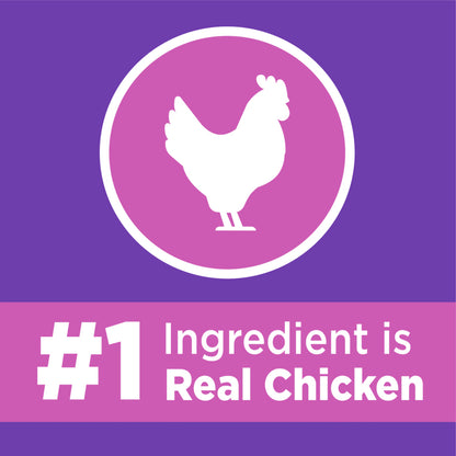 #1 ingredient is real chicken