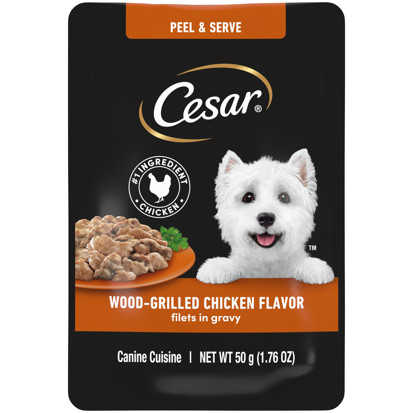 Cesar filets shop in sauce